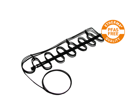 ETHERMA elektrische trapverwarming in beton gestort