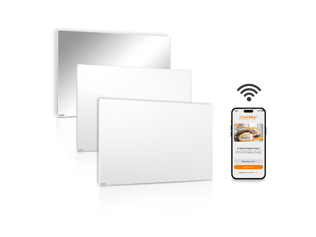 Elektrische wandconvector 1000W met wifi - Groene Hoed Duurzaam