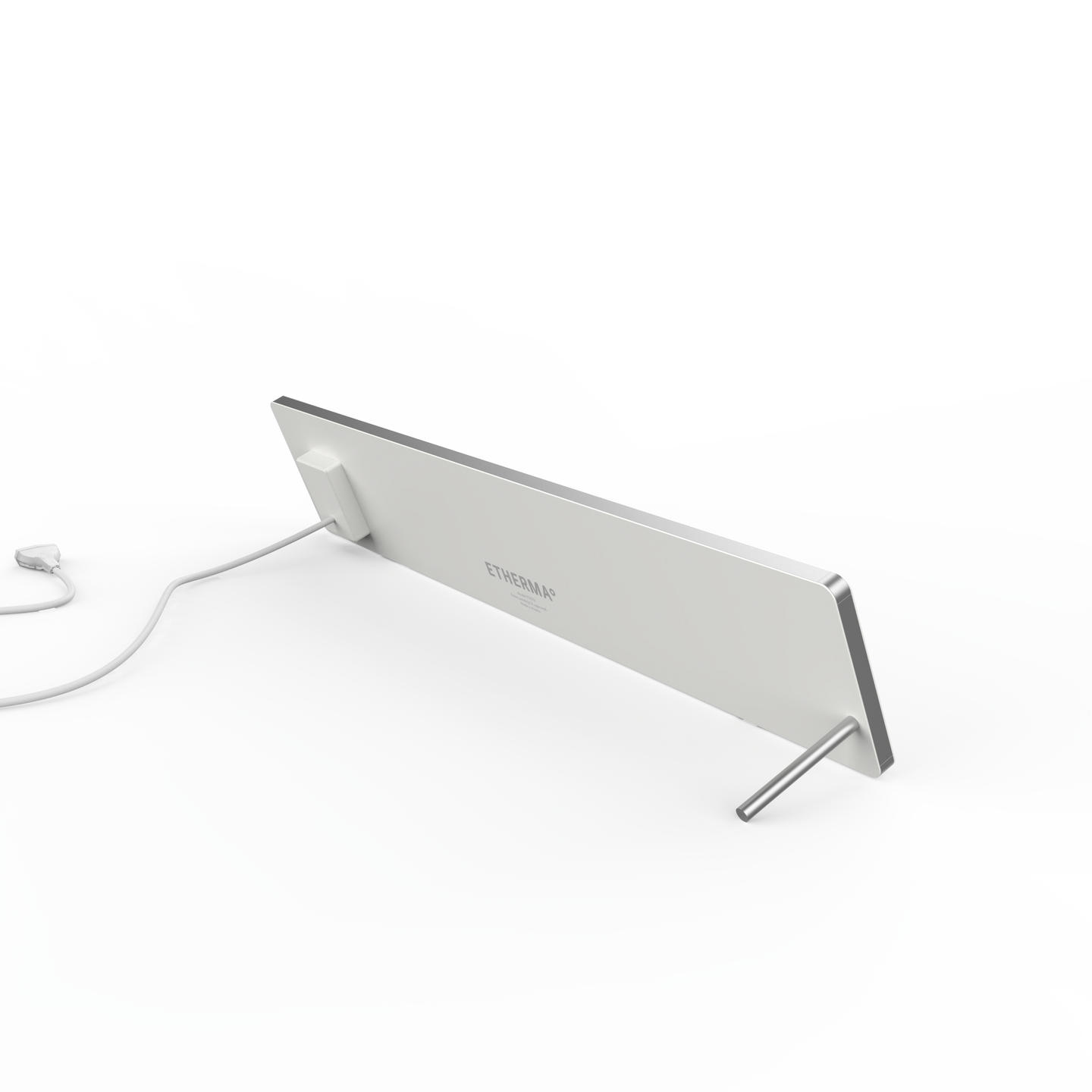 Pannello Riscaldamento A Infrarossi Etherma LAVA DESK Da Tavolo – Montaggio Sotto Il Tavolo O A Parete, Timer, 3 Livelli, 70°C Max, Prodotto In Austria