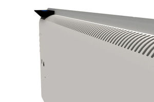 Detailaufnahme des offenen Konvektorgehaeuses