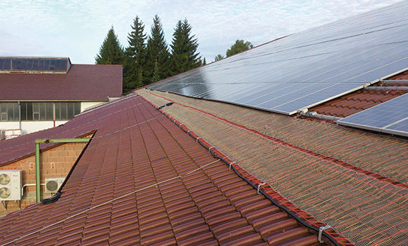 Wienerberger Werk  -  Dachflächen- und Dachrinnenheizung